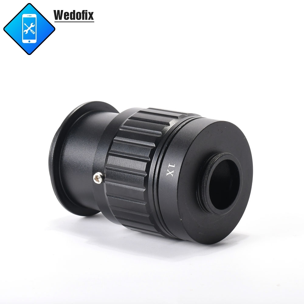 0.35X 0.5X 1.0X Trinocular Microscope Barlow Lens Connector