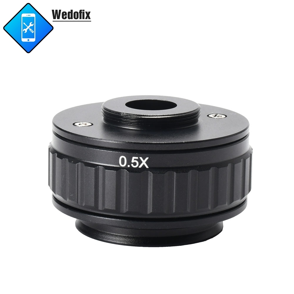 0.35X 0.5X 1.0X Trinocular Microscope Barlow Lens Connector