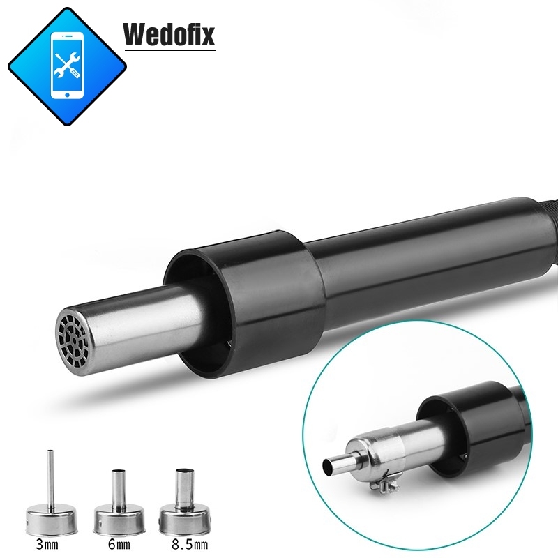 QUICK 706W+ Digital Display Hot Air Gun + Soldering Iron Anti-static Temperature Lead-free Rework Station 2 in 1 With 3 Nozzles