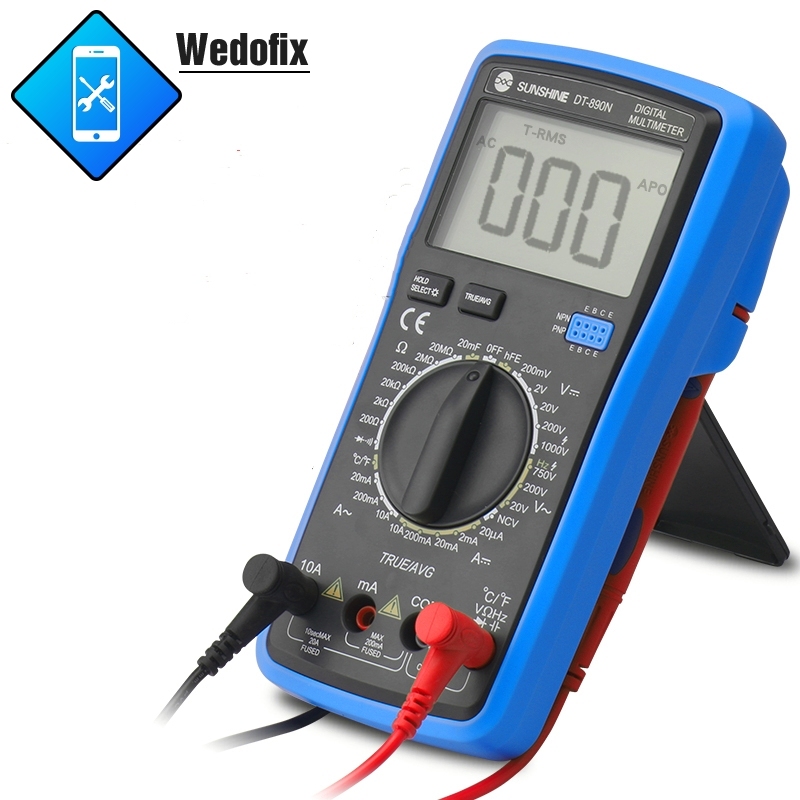 Sunshine DT890N Digital Display Multi-meter Double Protection Multi-function Tester