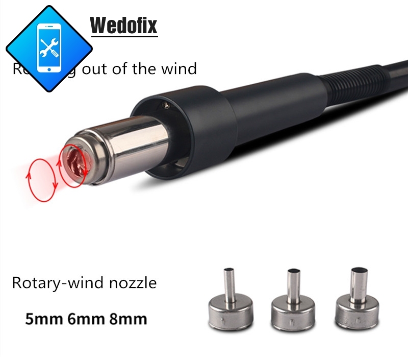 Lateser Version 220V 1300W Quick 861X Hot Air Rework Station for iPhone Microsolder Repair
