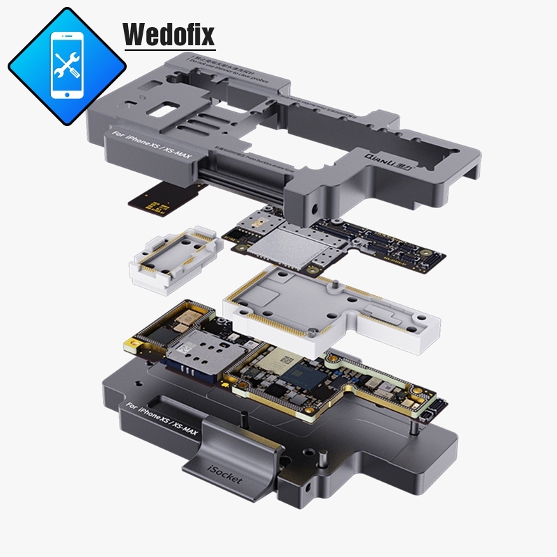 Qianli iSocket iPhone Xs Xsmax Phone Motherboard Tester Fixture for iPhone Repair