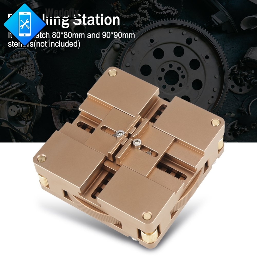 80mm 90mm Universal Auto Fixing BGA Reballing Station BGA Solder Rework Kit
