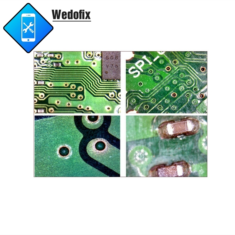 14X-90X binocular Microscope with 45 degrees Tilt 360 Degrees Rotating 0.7X ~ 4.5X continuous zoom for iPhone Microsolder Repair