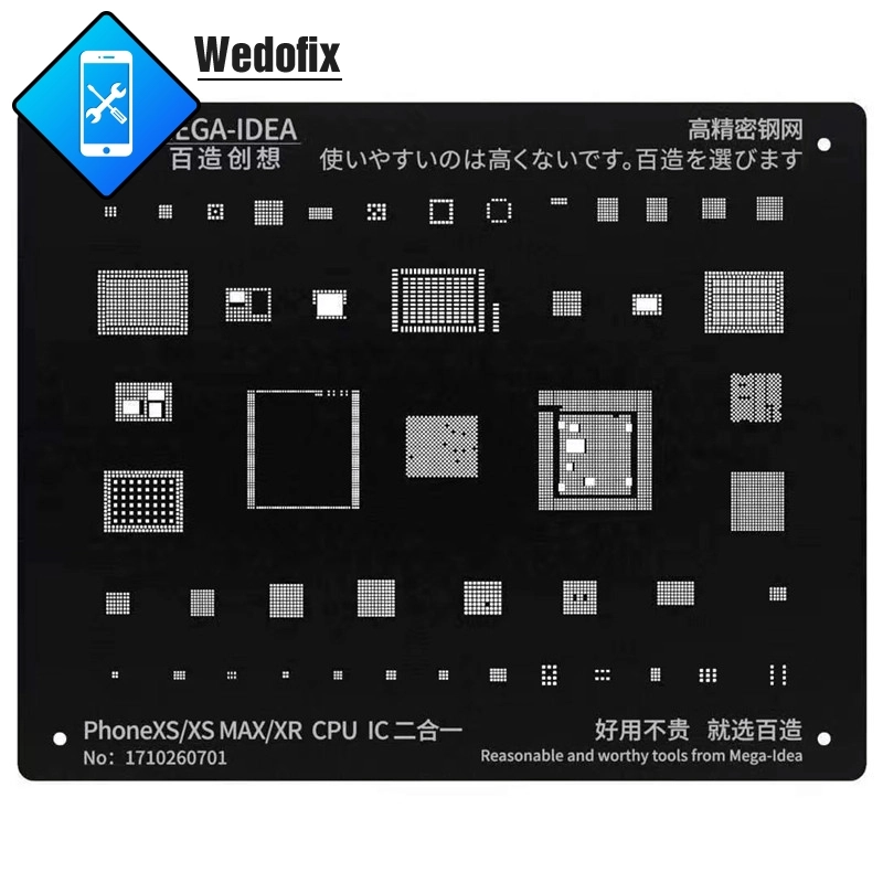 nintendo switch reballing stencil