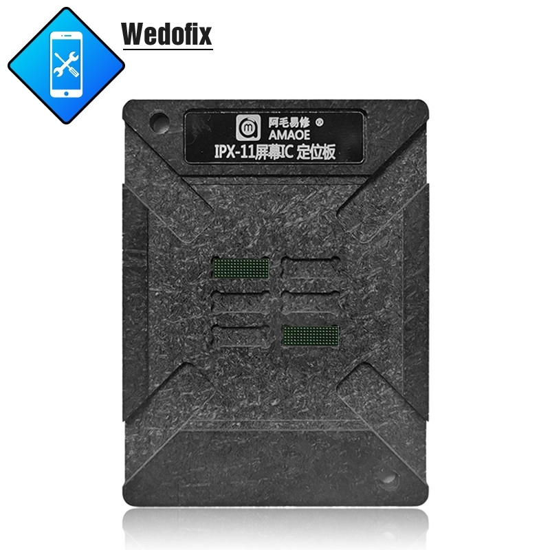 Amaoe Phone LCD Screen IC Stencil BGA Reball Stencil for iPhone X Xs Xr Xsmax 11