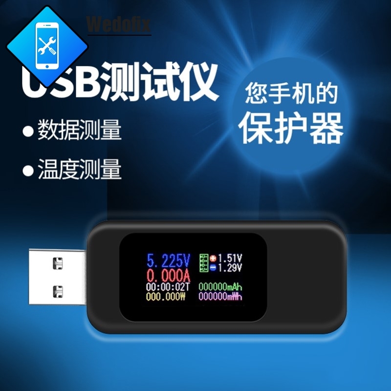 USB Tester USB Charger Detector Voltmeter Ammeter for MobilePhone Repair Test