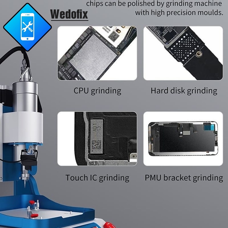 JC CNC Machine JC 2nd Gen EM02 CNC Grinding Machine for iPhone CPU NAND WiFi Touch IC PMU Polish