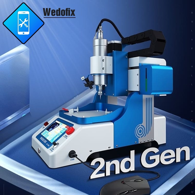JC CNC Machine JC 2nd Gen EM02 CNC Grinding Machine for iPhone CPU NAND WiFi Touch IC PMU Polish