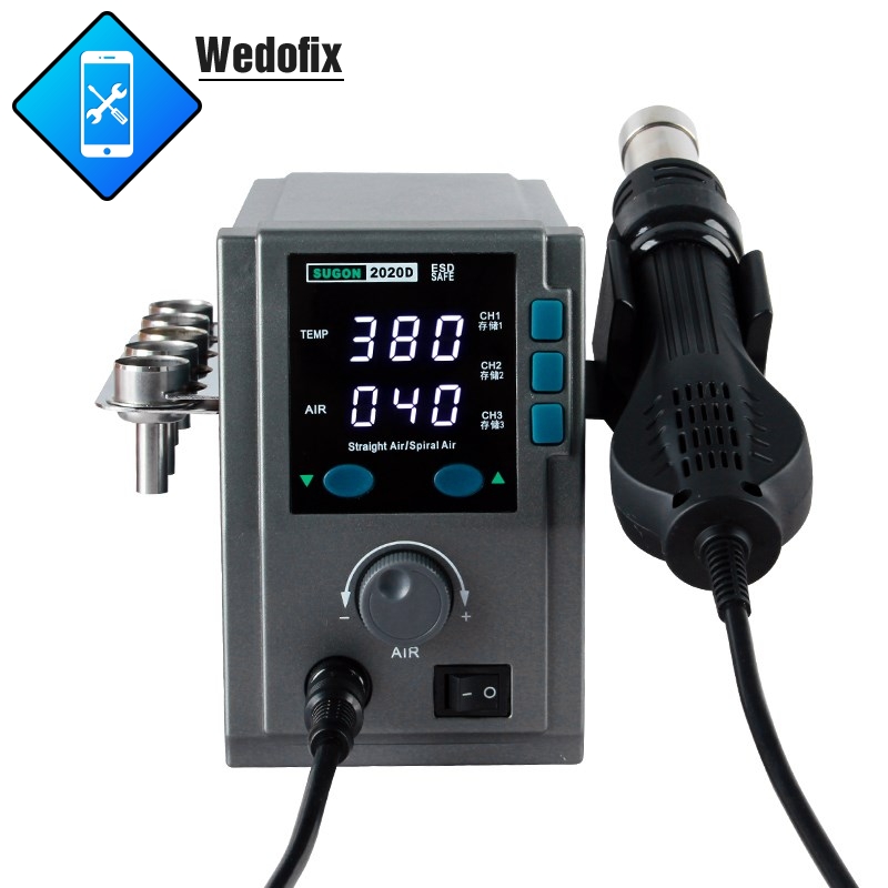 Mobile Rework Stations Sugon 2020D 750W Hot Air Rework Station with Digital Display 50Hz 500 ...