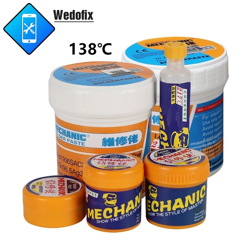 Mechanic 138℃ 217℃ Lead Free Solder Paste Strong Conductive Solder Flux