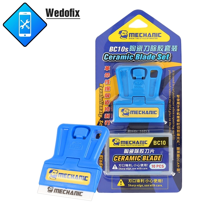 Mechanic ESD Blade Set Phone LCD Screen Glue Remove Tool High Temp Resistance Blades for Phone Screen Repair