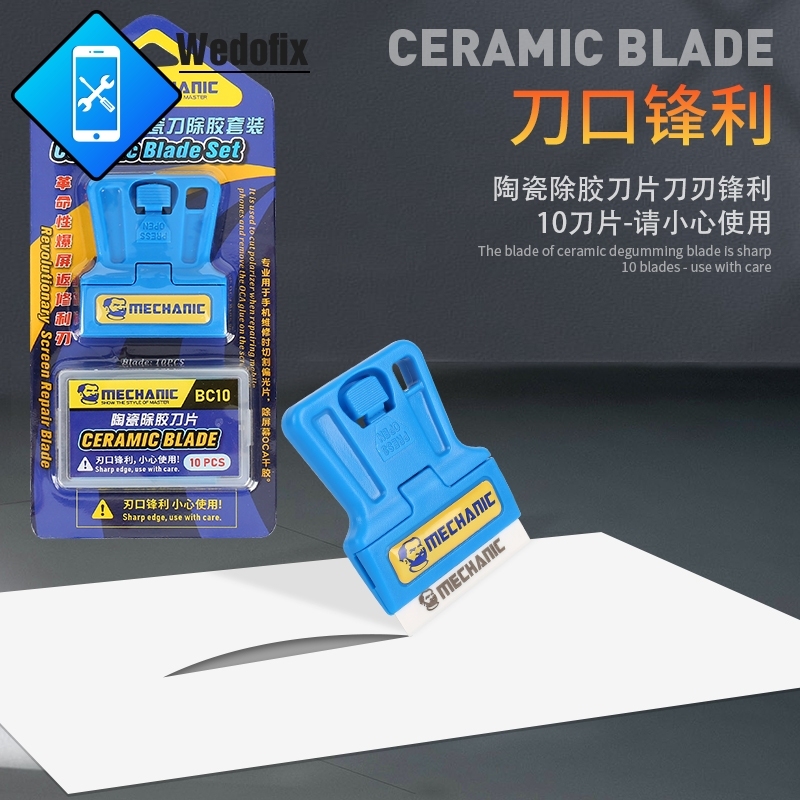 Mechanic ESD Blade Set Phone LCD Screen Glue Remove Tool High Temp Resistance Blades for Phone Screen Repair