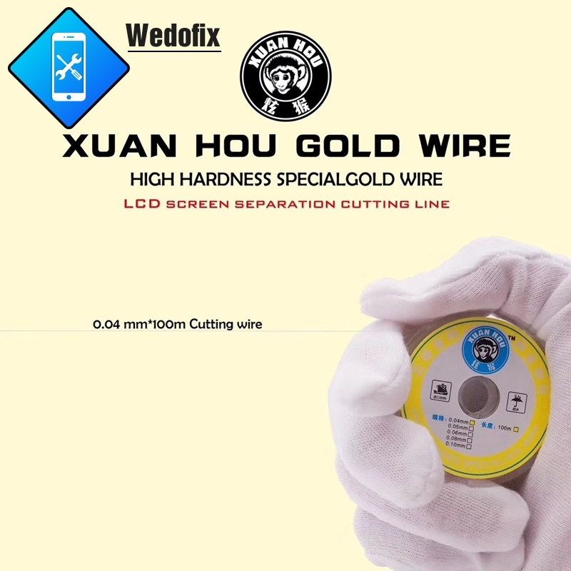 High Hardness 100M LCD Screen Separation Cutting Wire Diamond Wire for Screen Separate