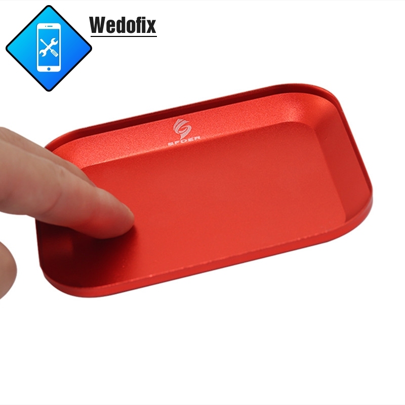 Aluminum Alloy magnetic Base Storage Box  with Strong Magnet for Button Screwdriver Managment