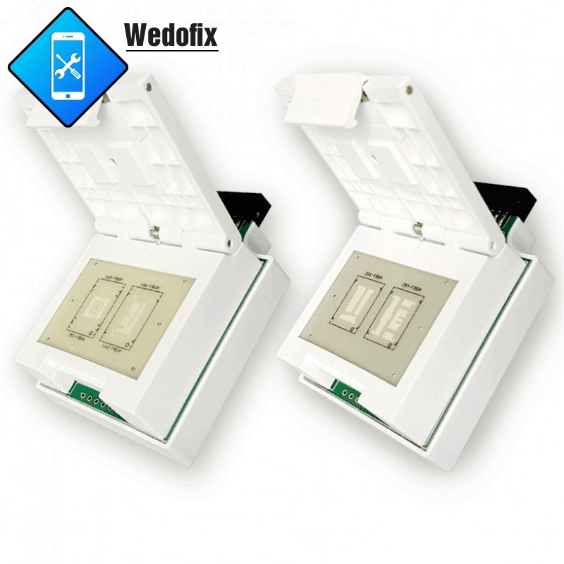 2 in 1 eMMC eMCP Socket BGA221 BGA 254 Socket USB 3.0 Super Speed USD EMMC Reader UFI ISP