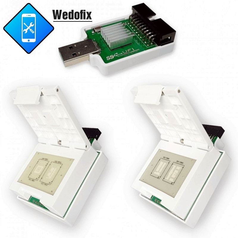 2 in 1 eMMC eMCP Socket BGA221 BGA 254 Socket USB 3.0 Super Speed USD EMMC Reader UFI ISP