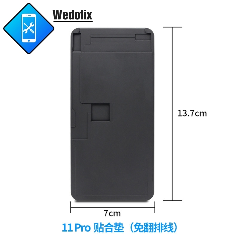 Phone LCD Screen Laminating Pad Fitting Pad Integrated Press Mat without Turn Flex Cable for iPhone 12 11 Xsmax X 8 7 6