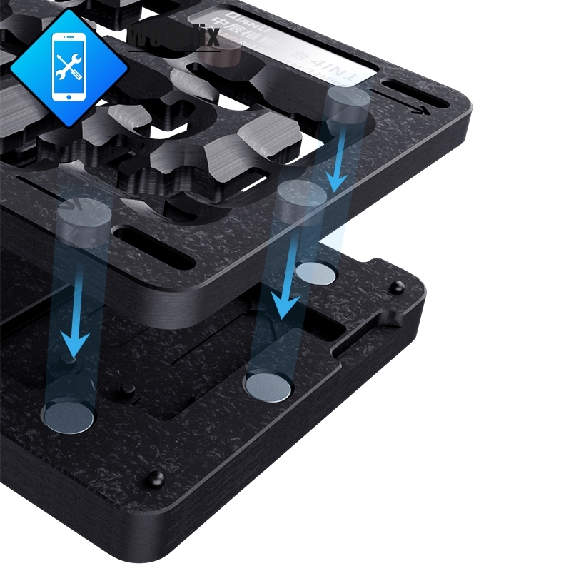 Qianli 4 in 1 Phone Logic Board Middle Frame BGA Reballing Template for iPhone 12mini 12 12pro/max