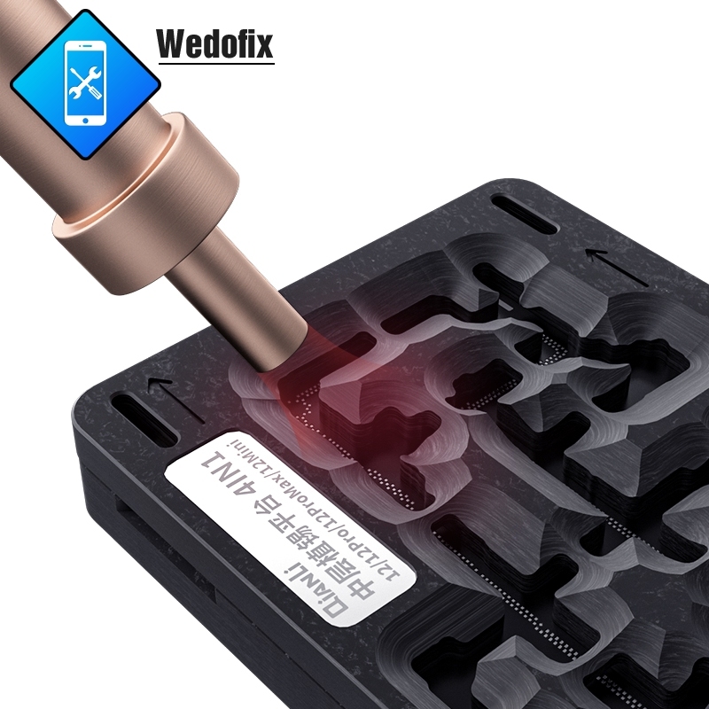Qianli 4 in 1 Phone Logic Board Middle Frame BGA Reballing Template for iPhone 12mini 12 12pro/max