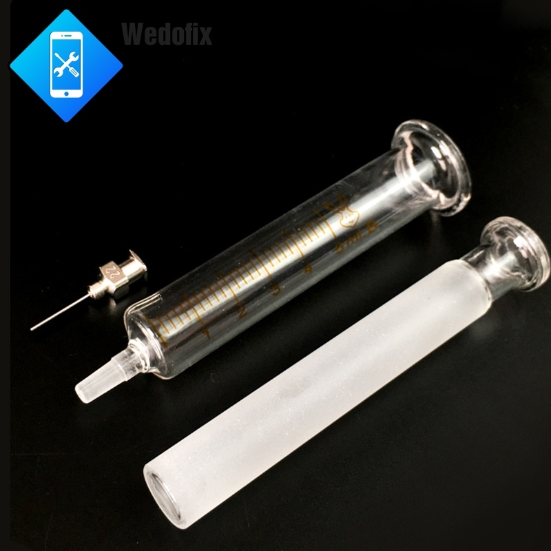 Solder Paste Helper Glass Syringe Tools Welding Oil Flux Push Tool for Phone Motherboard Repair