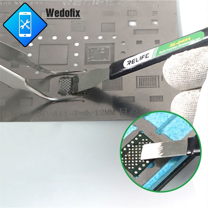 Relife ESD 5pcs Phone Opening Pry Bar Tool Set LCD Screen Prying Tools for iPhone Samsung Repair