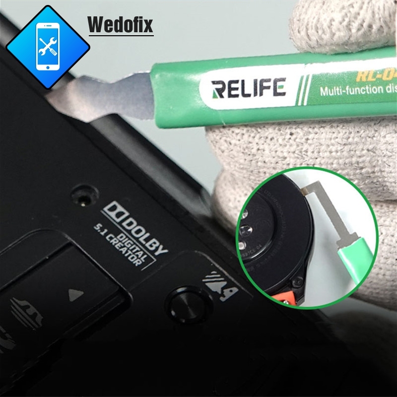 Relife ESD 5pcs Phone Opening Pry Bar Tool Set LCD Screen Prying Tools for iPhone Samsung Repair