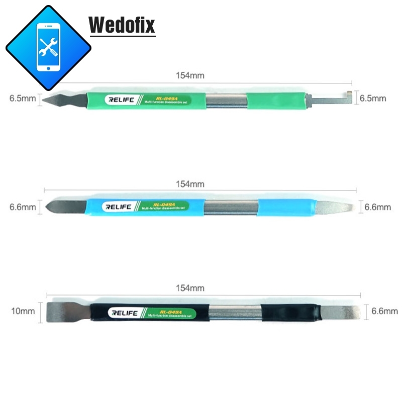 Relife ESD 5pcs Phone Opening Pry Bar Tool Set LCD Screen Prying Tools for iPhone Samsung Repair