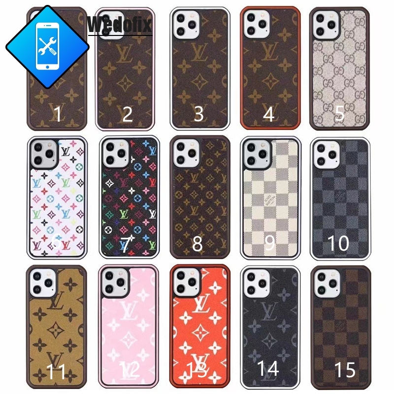 Luxury Phone Protect Case Made in Leather Phone Protective Shell Cover Case for iPhone 12 11 X 8 7