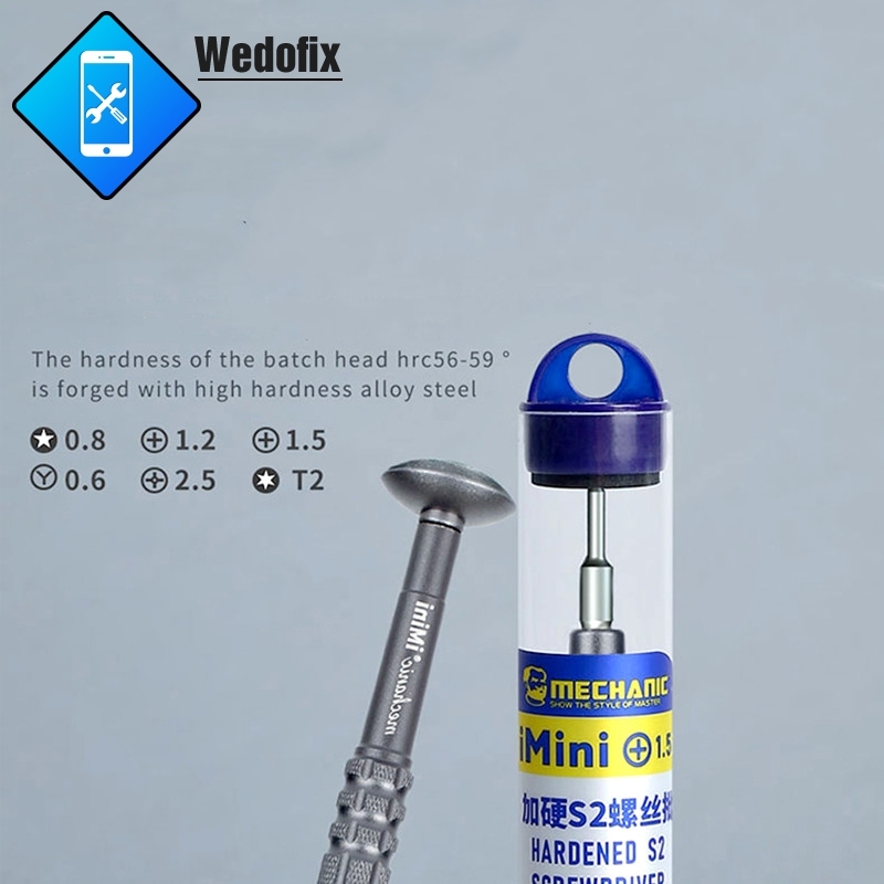 Mechanic iMini Screwdriver Set High Hardness Alloy Steel S2 Screwdrivers with 360 Degree Rotation for Phone Repair