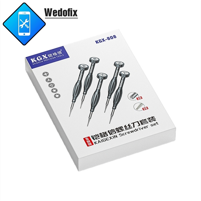 5Pcs Rugby Screwdriver Set 3D Screwdriver Tools Kit for Phone Disassemble