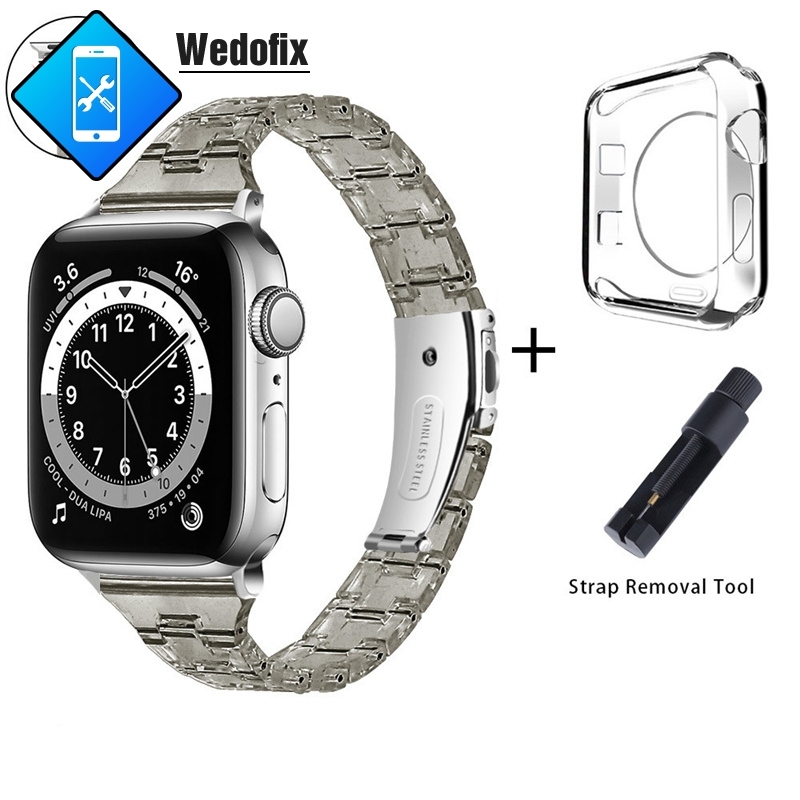 Transparent Watch Band Bracelet Watch Straps for iWatch 38mm 40mm 42mm 44mm
