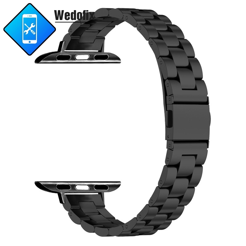Women Thin Metal Apple Watch Wrist Band Stainless Steel Watch Strap for iWatch S1 S2 S3 S4 S5 S6 S7 Bracelet