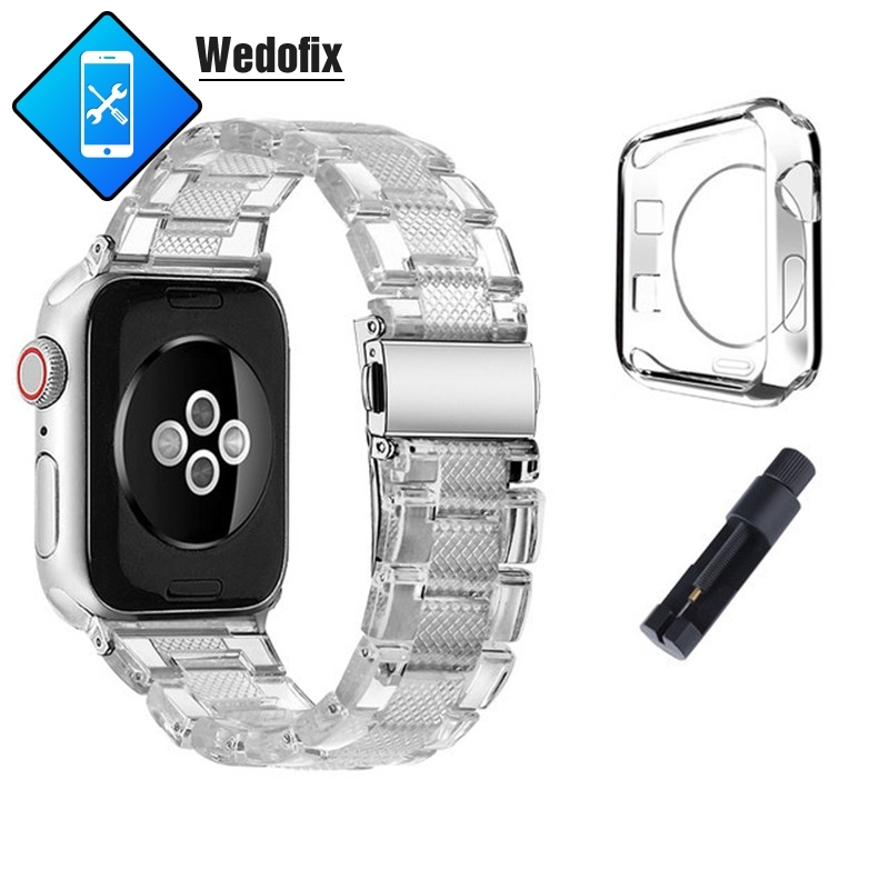 Transparent Watch Band Bracelet Watch Straps for iWatch 38mm 40mm 42mm 44mm