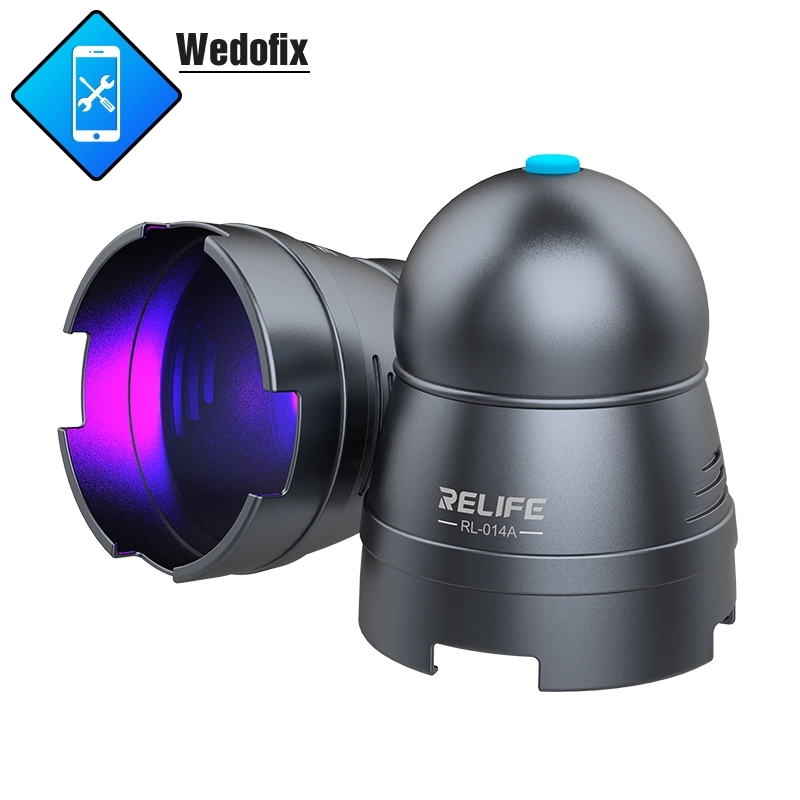 Relife Aluminum Alloy UV Glue Light USB UV LED Light Green Oil Optical Light for LCD Screen Refurbish Phone Repair