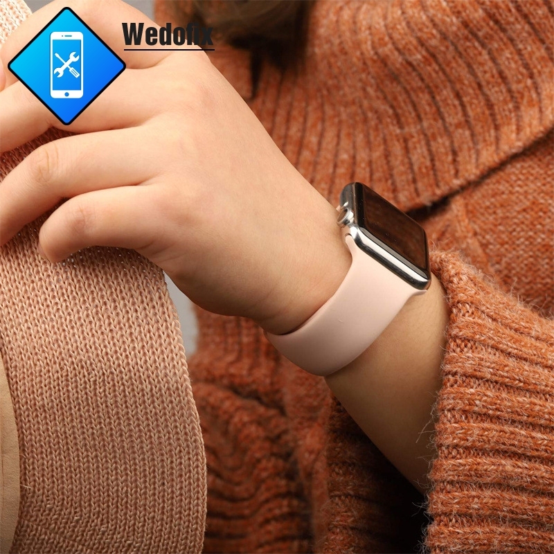 OEM Silicone Watch Wristbands Watch Strap for iWatch 3 4 5 6 7 SE