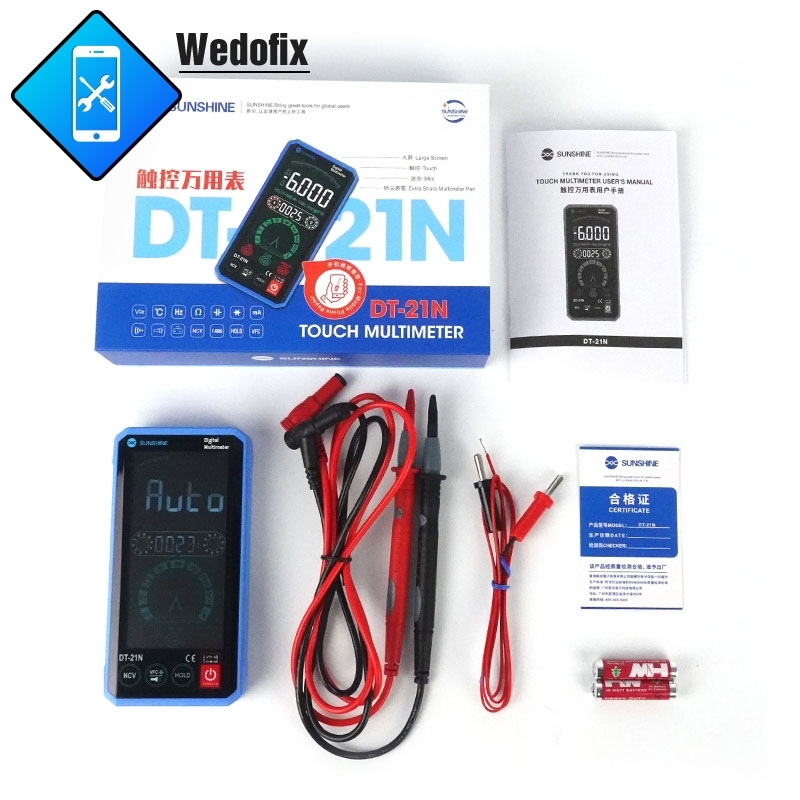 Sunshine DT-21N Multi-meter with Touch Screen Digital Display for Mobile Phone Repair