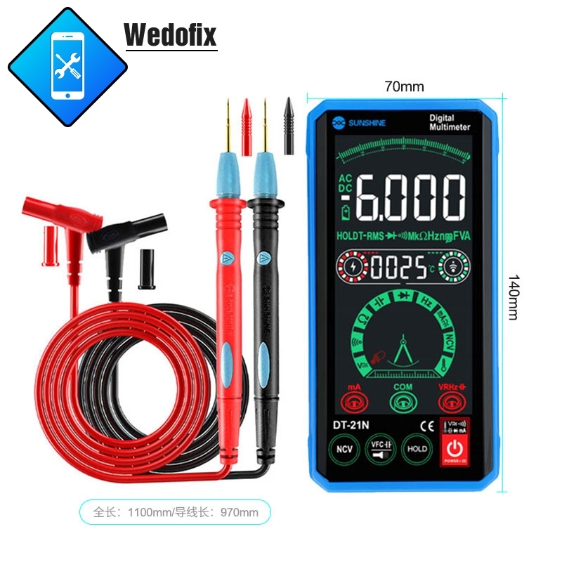Sunshine DT-21N Multi-meter with Touch Screen Digital Display for Mobile Phone Repair