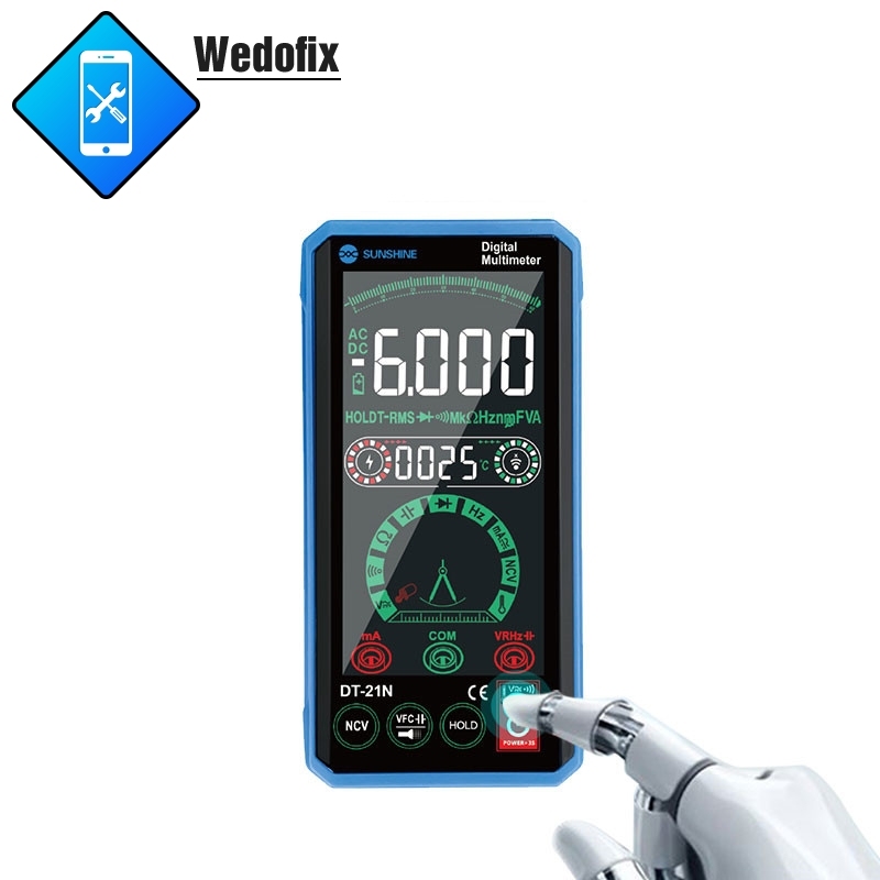 Sunshine DT-21N Multi-meter with Touch Screen Digital Display for Mobile Phone Repair