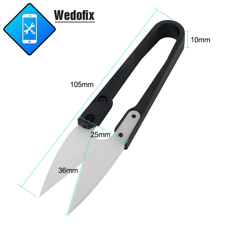Sunshine Insulated Ceramic Scissors Phone Battery Flex Cable Cutter Non-conductive for Mobile Phone Repair