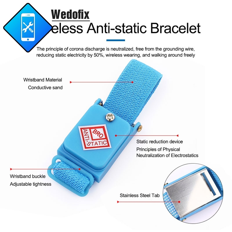 ESD Wrist Strap 1.8M Wireless Anti-static Bracelet for Mobile Phone Repair
