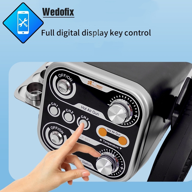 M-traingle Hot Air Rework Station with Digital Display Lead Free for Mobile Phone Repair