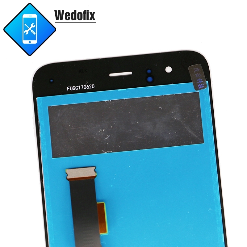 LCD Screen Display for Xiaomi Mi 6 Touch Panel Digitizer Assembly with Fingerprint Button Flex