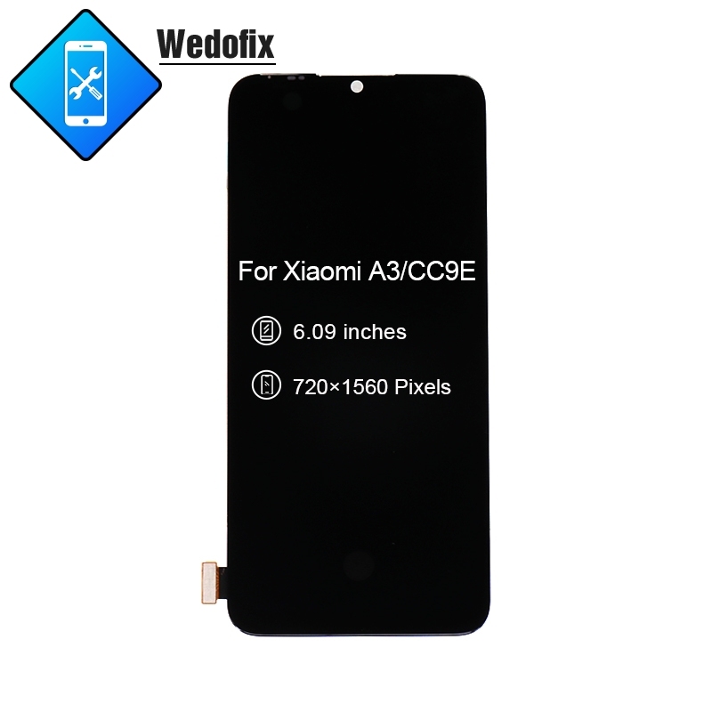 LCD Screen Display for Xiaomi Mi A3 Touch Panel Digitizer Assembly Replacement Parts