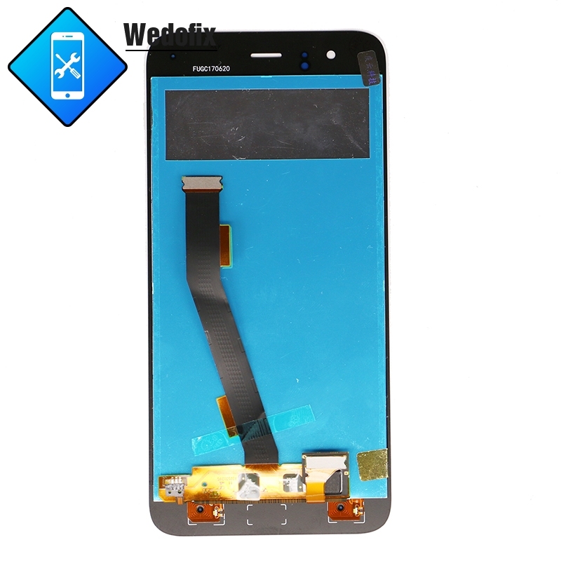 LCD Screen Display for Xiaomi Mi 6 Touch Panel Digitizer Assembly with Fingerprint Button Flex