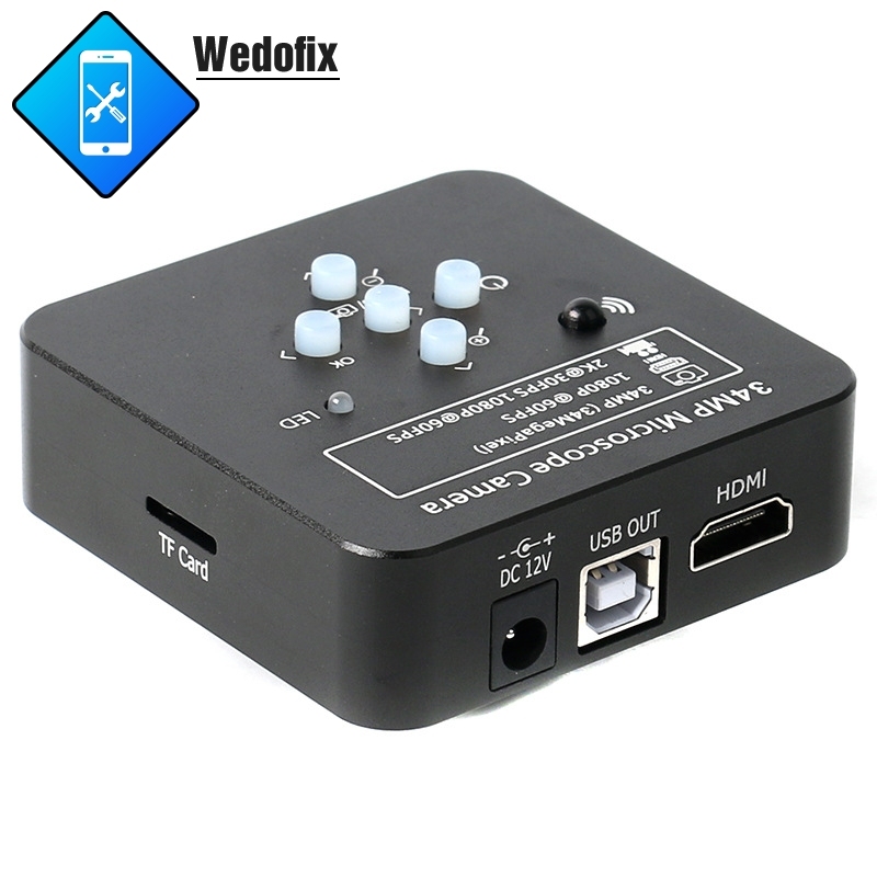 34 MP Industrial Camera HDMI USB Electronic Video Microscope for Mobile Phone Micro Soldering Repair