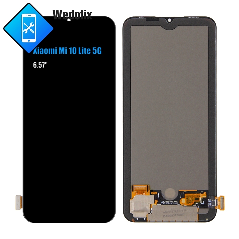 LCD Screen Display for Xiaomi Mi 10 Lite Touch Panel Digitizer Assembly Replacement Parts