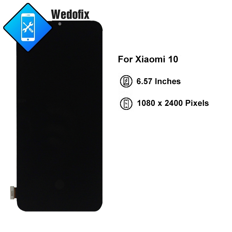 LCD Screen Display for Xiaomi Mi 10 Touch Panel Digitizer Assembly Replacement Parts