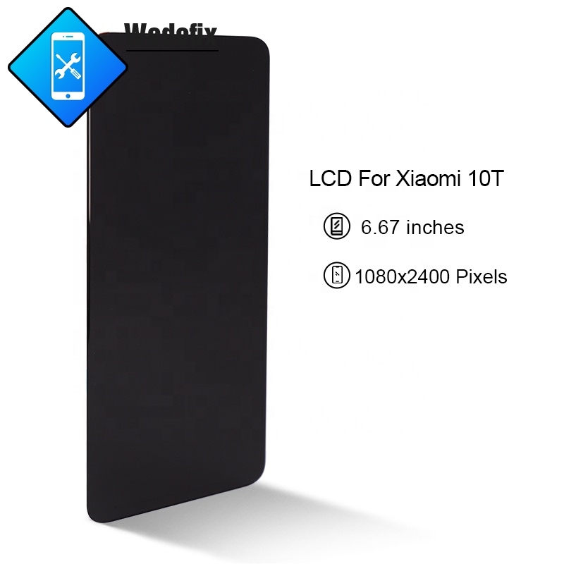 LCD Screen Display for Xiaomi Mi 10T Touch Panel Digitizer Assembly Replacement Parts