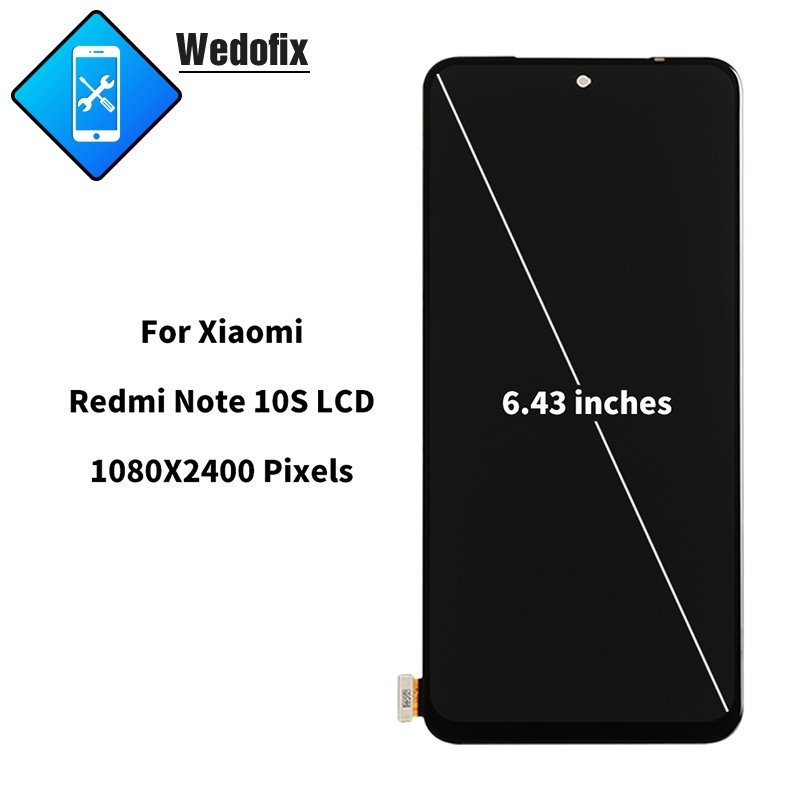 LCD Screen Display for Xiaomi Redmi Note 10S Touch Panel Digitizer Assembly Replacement Parts